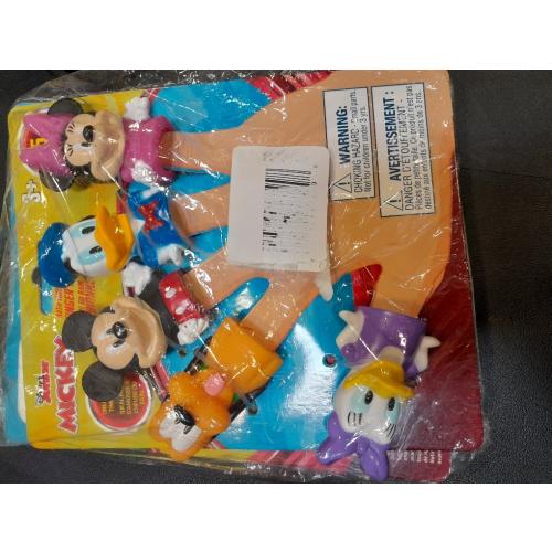 Disney Mickey Mouse & Friends Finger Puppets - Party Favors, Educational, Bath Toys