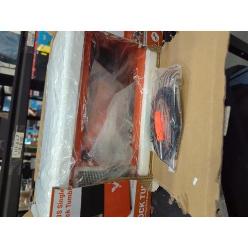 Professional Rock Tumbler Kit - Double Drum 6LB Lapidary Polisher for Adults (Double Barrel), Includes Rough Gemstones, 8 Polishing Grits, Jewelry, Learning Guide, Great Stem Science Kit