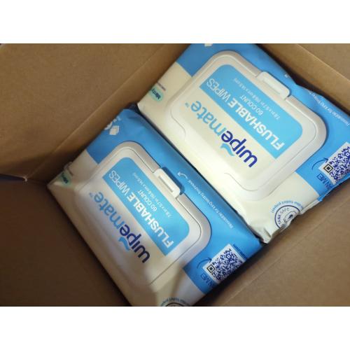 ULTRA Flushable Butt Wipes, Soothing Vitamin E & Aloe, 99% Water, Aloe Vera Scent Premium Super Soft Hygiene Wipes, Septic & Sewer Safe, 3 Premium Flip-Top Packs (180ct)