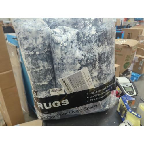 Size 5x7 Color grey  Area Rugs, Modern Abstract Rug with Anti Slip Backing, Stain Resistant Washable Rugs for Living Room, Non-Shedding Machine Washable Area Rug, Grey/White, 5'x7'