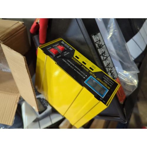 Outerman Car Battery Charger 12V 24V Lithium Battery Charger, Auto Battery Charger Maintainer for Car Boat Motorcycle Lawn Mower Lead Acid Battery or Lithium Battery Capacity: 6AH~105AH