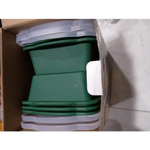 MIU Silicone Freezer Trays with Lids, 5-Pack – Flexible BPA-Free Silicone Freezing Molds for Meal Prep, Baby Food, Sauce & Herb Storage, Stackable Freezer Containers