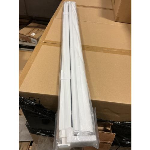 LazBlinds No Drill Blinds for Indoor Windows, Blackout Roller Shades, Cordless Window Blackout Blinds, Thermal Insulated Fabric UV Protection for Home and Office, 35 W x 72 H, White