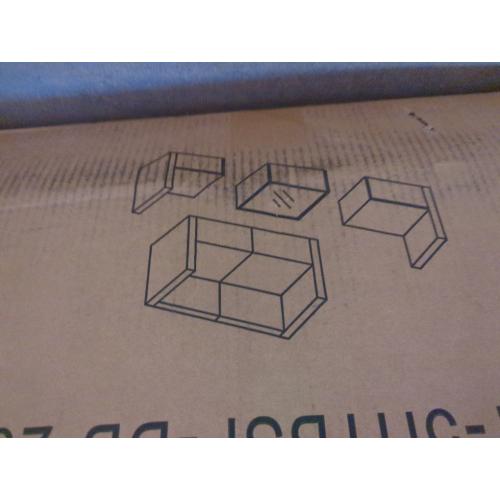 Black Wire 4pc Set Outdoor Furniture With Glass Table
