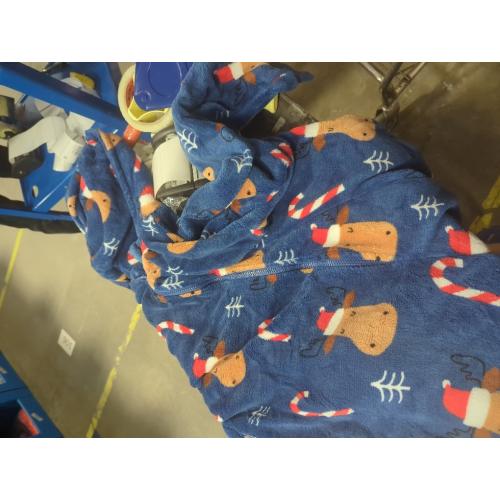 Size XL Color Blue The Big Softy Family Christmas Onesie Adult & Kids - Christmas Onesie Pajamas - Christmas Kid & Adult Onesie Pajamas