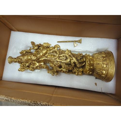 eSplanade - Brass Radha Krishna - Big Size - Brass Radha Idol Statue Sculpture (21) (Krishna Antique)