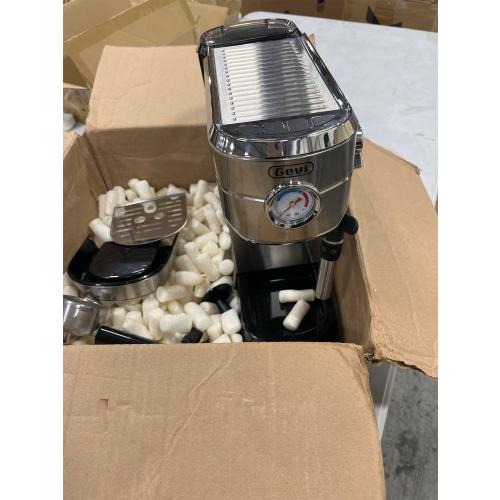 Gevi Commercial Espresso and Coffee Makers, Professional 20 Bar Espresso Maker with Milk Frother, Stainless Steel Expresso Coffee Machines for Home, Compact Cappuccino Machine, Great Gift