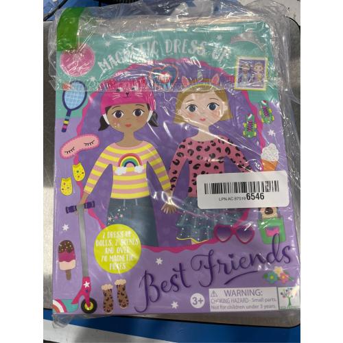 Floss & Rock Best Friends Magnetic Dolls Dress Up Set