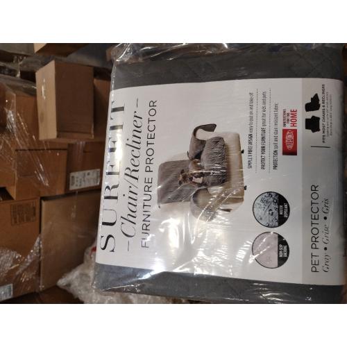 SureFit Pet Protector Recliner Furniture Cover in Gray