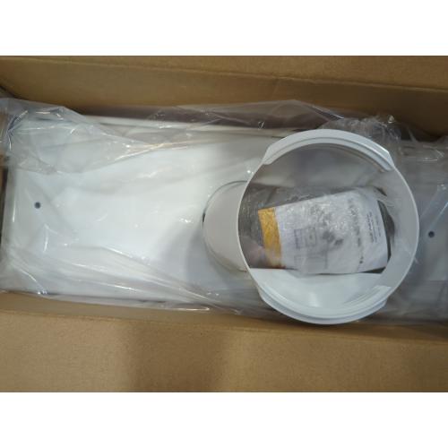 TigeJoy Portable Air Conditioner Window Seal Kit with Universal Coupler, Reinforced PVC Plate Adjustable AC Vent Kit for Sliding Window, Fit for All AC with 5.9 & 5.1 Inch Diameter Exhaust Hose