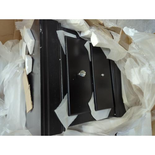 Black 2 Drawer Nightstand Set of 2