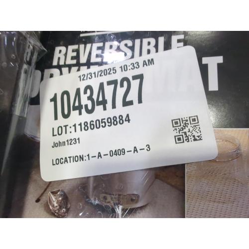 Set of 2 Color Grey  reversible drying mat