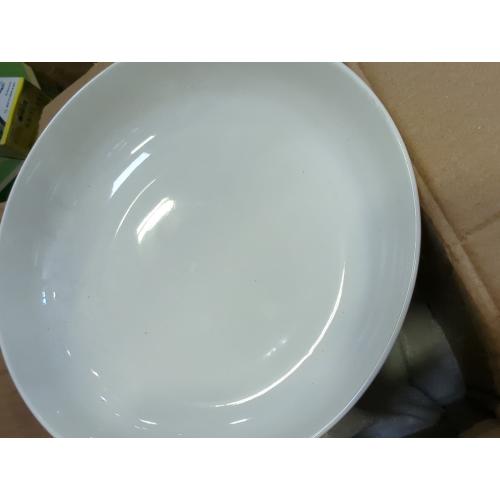 Our Table 5pc Simply White Beaded Dinner Bowl