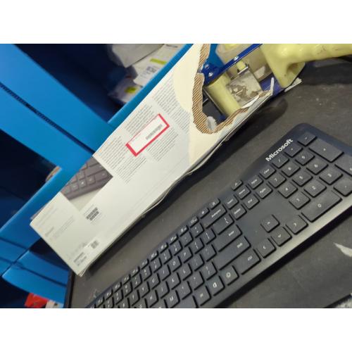 Microsoft QSZ-00001 Microsoft Bluetooth Keyboard - Wireless Connectivity - Bluetooth - 32.81 ft. - Black - Blue