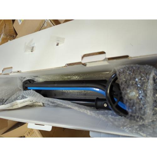 Blue and Black Besrey Kick Scooter for Kids Ages 3-10, 3-Wheel Folding Scooter with Adjustable Height, LED Light Wheels, Extra Wide Deck for Outdoor Activities