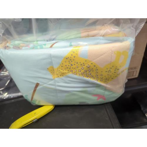 Color Blue Hexagon Playpen Mat, Baby Play mat, Teepee mat, Play Pen mat, Anti Slip, Padded and Foldable Play Mat with Carry Bag