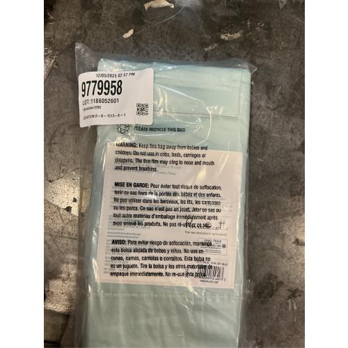 Nestwell 500 Pima Sld K Pillowcase  Starlight Blue