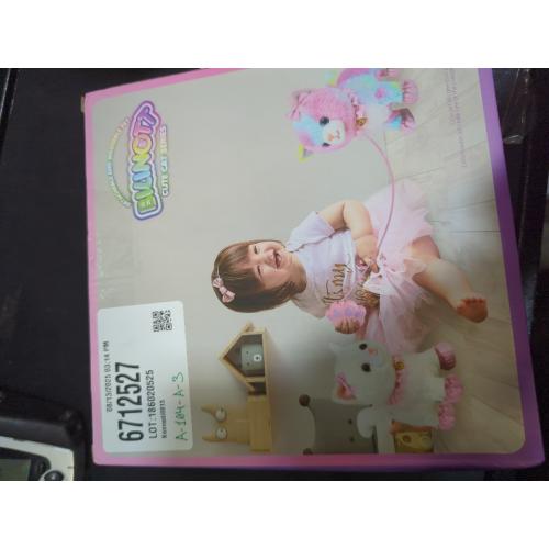 WHITE CAT Interactive Electronic Plush Toy Walking and Barking Robot Cat Plush Cat Remote Control Kitten for Girls