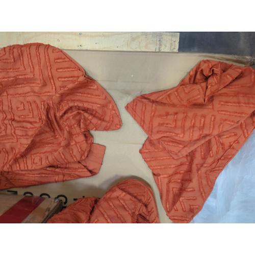 Andency Oversized King Size Comforter Set Burnt Orange - 7 Pieces Bed in a Bag Oversized King Boho Terracotta Bedding Comforter Sets, Rust Tufted Bed Set with Comforter, Sheets, Pillowcases & Shams