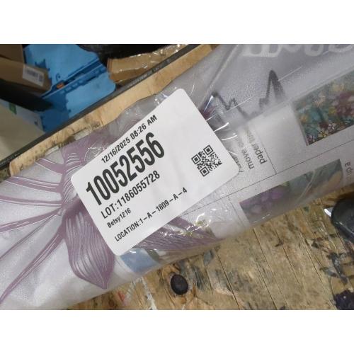 Botanical Etched Glass Transparent Window Film Decorative Glass Window Decor, Thickened Floral White Frost Decorative Window Film, Daisy and Wildflower 22.83X47.24