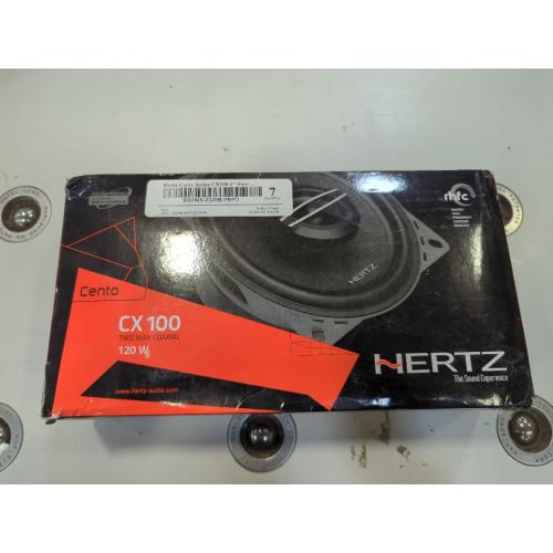 Black HERTZ Cento Series CX100 4 Two-Way Coaxial Speakers - Pair