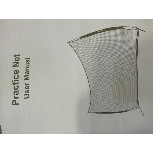 12x9ft / 16x10ft Barricade Backstop Net, Ball Sports Barrier, Practice Net for Baseball, Softball, Lacrosse, Soccer, Basketball and More