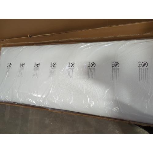 Belo Upholstered King Platform White Bed