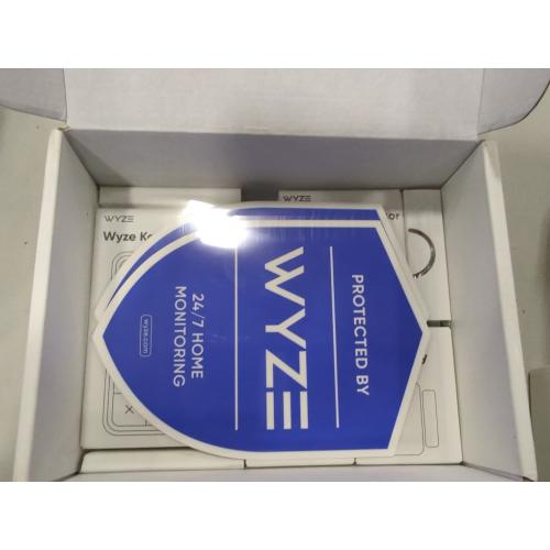 White 5 PC Wireless Home Security Sensor Kit with Hub, Keypad, Motion, Entry Sensors, and 6 Mo. of 24/7 Professional Monitoring