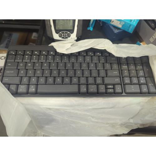 Color Black Logitech Bluetooth Compact Keyboard - Black