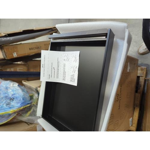 VWINDESK 19 inch Slim Under Desk Pull-Out Storage Office Mounted Sliding Metal Drawer for Standing Desk,Black