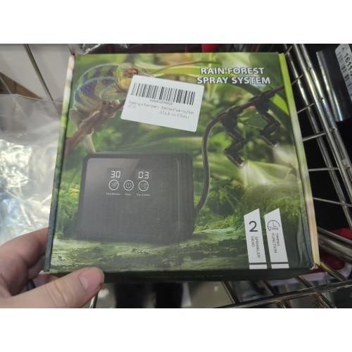 Reptile fogger Smart Spray System, Reptile Humidifiers Automatic with Timer, Reptile Mister with 360°Adjustable Misting Nozzles for Terrariums Amphibian Lizard Snake Frog Plants