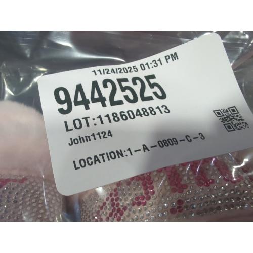 Size M Color Pink Juicy Couture Women's Plush Faux Fur Slippers – Cozy Open-Toe Slides, Soft Indoor/Outdoor House Shoes