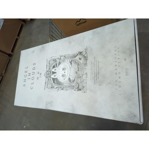 Silver 22.83 POP MART The Monsters - Angel in Clouds Vinyl Face Doll, 22.83 inches Height, Toys for Modern Home Decor, Collectible Toy Set for Desk Accessories, 1PC