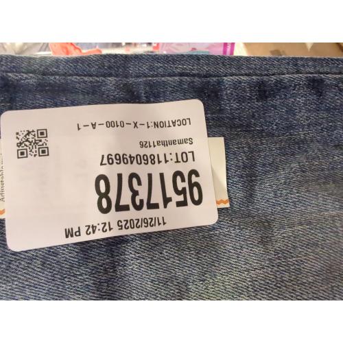 Boys Stretch Straight Fit Jeans - Cat & Jack Medium Blue 16: Denim, Adjustable Waistband, Mid Rise