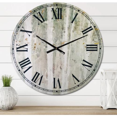 Woodland Walk into the Forest Wall Clock