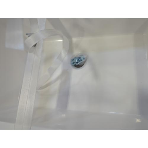 DMG Style Selections Potter 60-in True White Double Sink Bathroom Vanity with White Cultured Marble Top