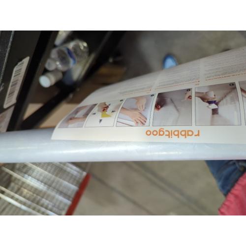 rabbitgoo Window Privacy Film with Kit for Glass Windows Frosted Decorative Clings UV Heat Control Static Cling Removable Easy Install for Bathroom Bedroom Door Home Coverings Pure, 17.5 x 78.7 inches