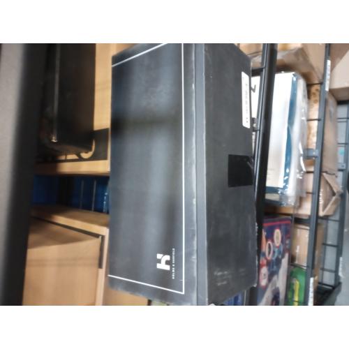 Holme & Hadfield Premium 4-Slot Wooden Watch Display Case – Handcrafted Men’s Watch Box with Accessory Drawer, Hinged Cover, Leather Lining – Father's Day Gift for Collectors – Luxury Built to Last