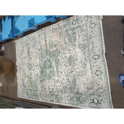 Keeko 5x7 Area Rugs for Living Room Bedroom, Large Vintage Machine Washable Rugs Soft Fluffy Indoor Accent Print Rug Non Shedding Non Slip Floral Carpet Rug for Office Dining Room Decor Green