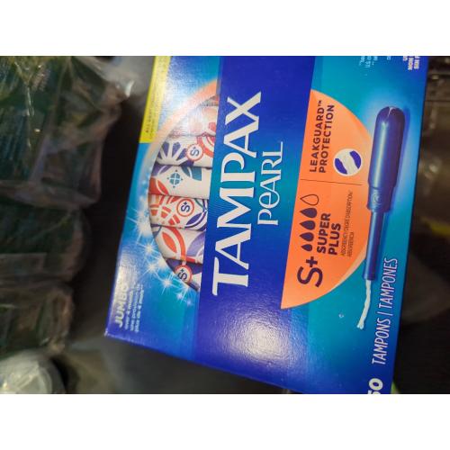 Tampax Pearl Super Plus Absorbency Tampons - Unscented - 50ct
