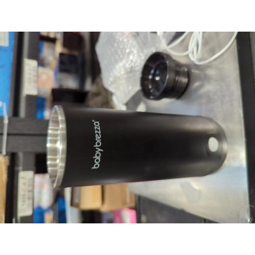 Baby Brezza Portable Warmer – 3X Faster Baby Bottle Warming - Travel Breastmilk and Formula Warmer - Safe, Even Heating - Up to 9oz - No Adapters, Black