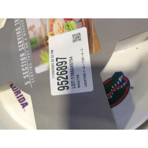 360° Rotatable Serving Tray and Platters, 11.5 Inch Party Divided Serving Set Removable Serving Dishes for Chips and Dip, Fruit, Veggies, Appetizer, Candy and Snacks