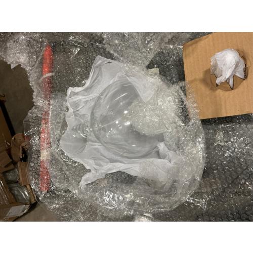 Large Glass Apothecary Jars with Lid, Clear Glass Candy Jar for Candy Buffet, Decorative Glass Jar for Party, Wedding and Home Decor, Elegant Glass Candy Canister (Height: 15, Diameter: 6.3)