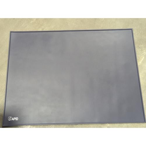 SAPID Raised Edges 32x24 Extra Large Silicone Mat, Rolled-Up Silicone Mats For Kitchen Counter Heat Resistant Silicone Mat With Lip, Thick Countertop Protector Mat,Silicone Mats For Crafts,Navy Blue