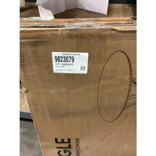 VASAGLE Bar Table, Round Cocktail High Top Pub Bistro Table for Events Party, Kitchen Dining, Home Bar, 23.6 x 23.6 x 41.3 Inches, Sturdy Metal Frame, Modern Style, Easy to Assemble, Black