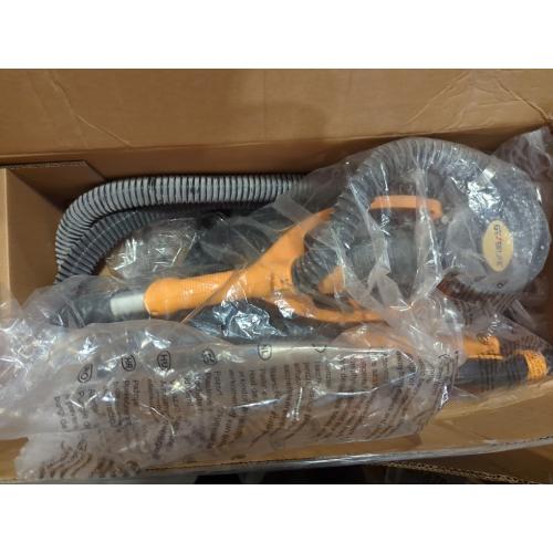 GEVEELIFE Drywall Sander, 880W 7.33A Electric Drywall Sander with Vacuum Dust Collector, 5 Variable Speed 1000-2100RPM, LED Light, Foldable & Extendable Handle, 12 Sanding Discs