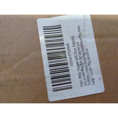 Baby Playpen with Door, Foldable Adjustable Play Pen for Babies and Toddlers,Heavy-Duty Play Yard Fence Play Area, Large Toddler Playpen,Khaki