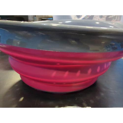 Squish 4 qt. Collapsible Colander in Pink