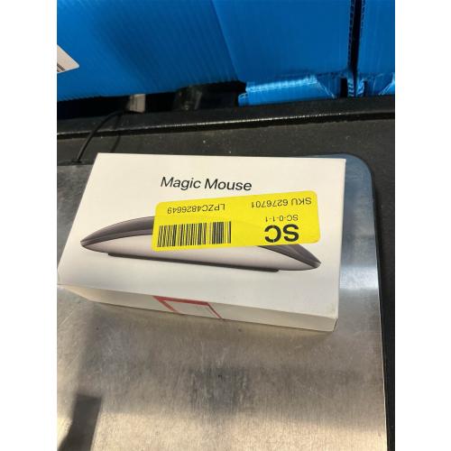 Apple Magic Mouse ​​​​​​​ (Wireless, Rechargable) - Black Multi-Touch Surface (Renewed)