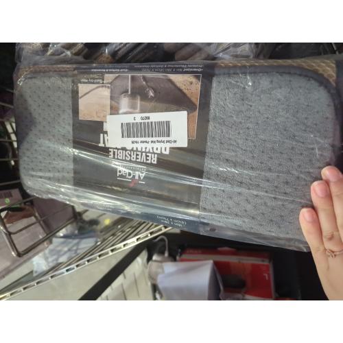 All-Clad Premium Reversible Dish Drying Mat for Kitchen: 16 x 28 Ultra-Absorbent, Long-Lasting, No Condensation, and Oversized for Large Pots and Pans - 3 Pack, Pewter